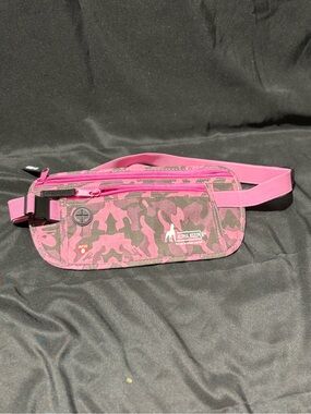 Pink Camo Travel Fanny Pack
